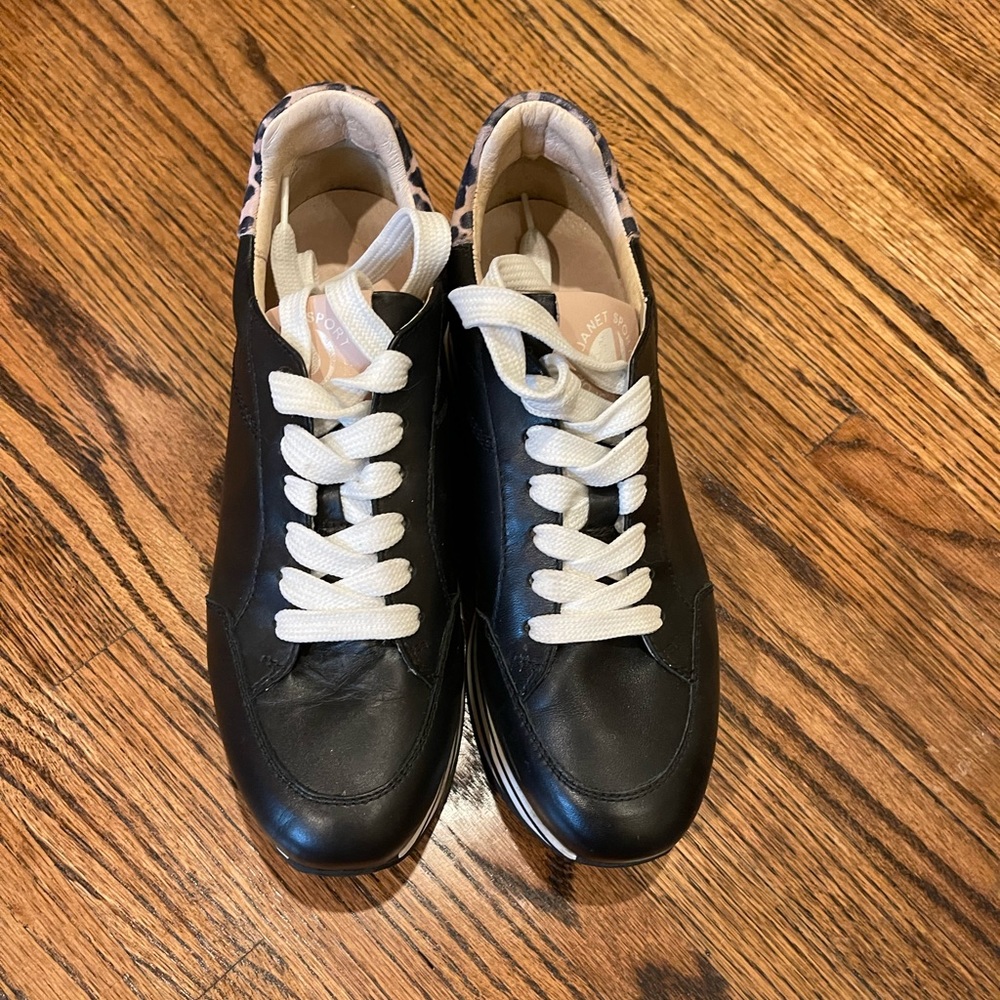 Janet Sport platform leather sneakers